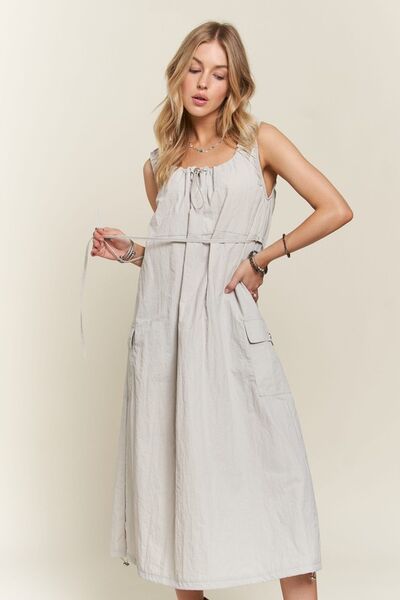 ADORA Cargo-Kleid mit Schlitz und Tunnelzug