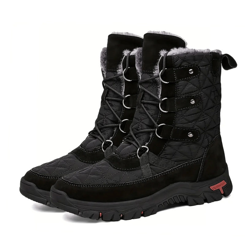 HEISSER VERKAUF – Bequeme Herren-Schneestiefel aus echtem Leder, warme Stiefel, Kampfstiefel