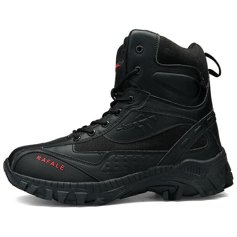 (🛒BLACK FRIDAY SPECIAL-70%OFF)Men's  Winter Anti-Puncture Wide Toe Combat Boots Waterproof Non-Slip Orthopedic Support Work Boots