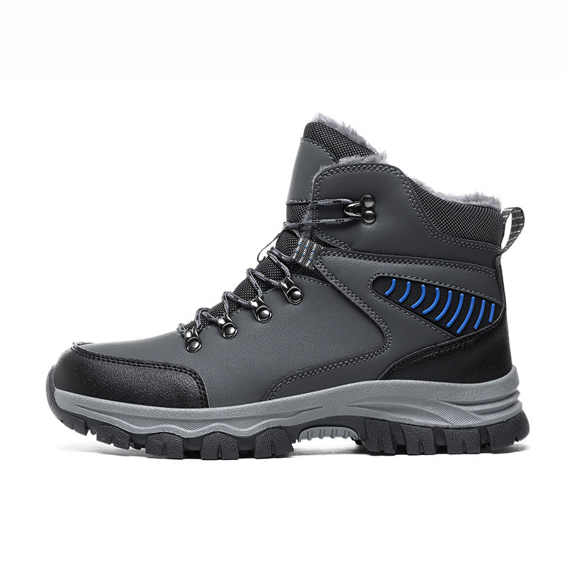 (Limited Time Event 49% OFF) Men’s Winter Waterproof and Cold Warm Snow Boots Orthopedic Arch Support Wide Toe Work Boots