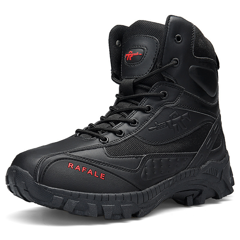 (🛒BLACK FRIDAY SPECIAL-70%OFF)Men's  Winter Anti-Puncture Wide Toe Combat Boots Waterproof Non-Slip Orthopedic Support Work Boots