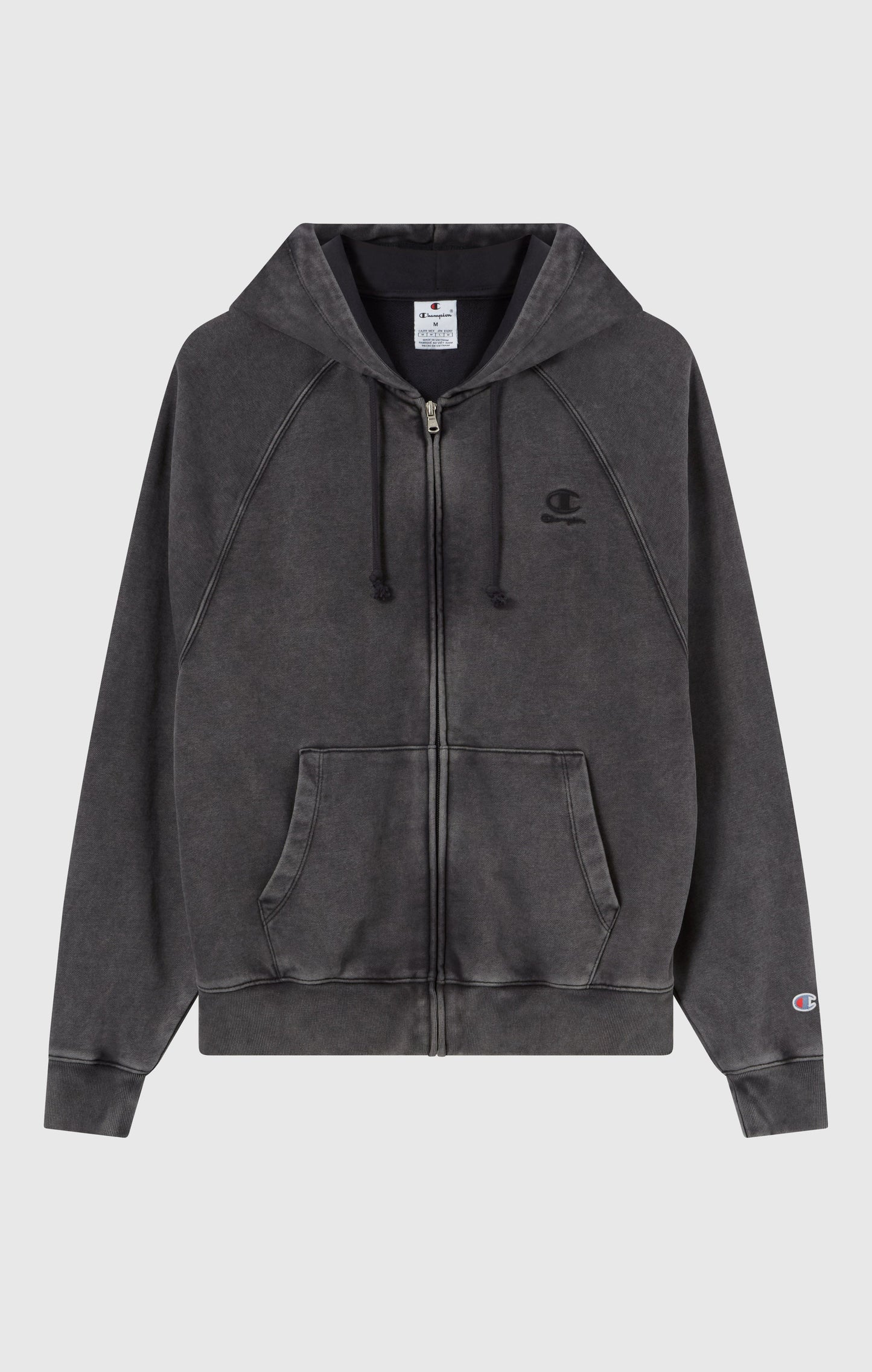 Damen-Kapuzenjacke mit durchgehendem Reißverschluss „Icons“ im Used-Look