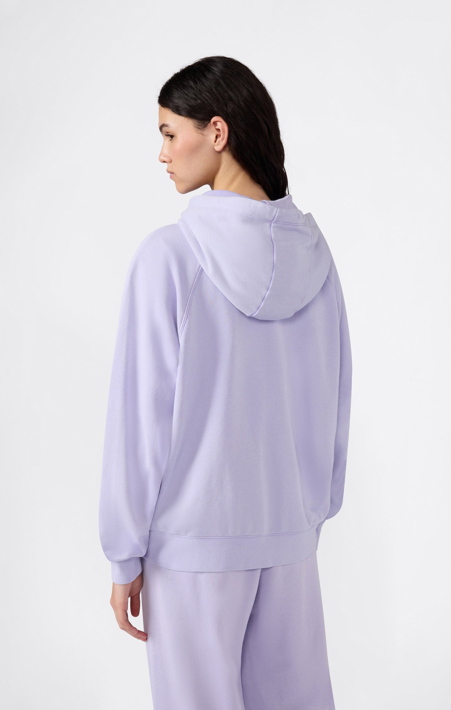 Women's Washed Effect Full Zip Hoodie Icons