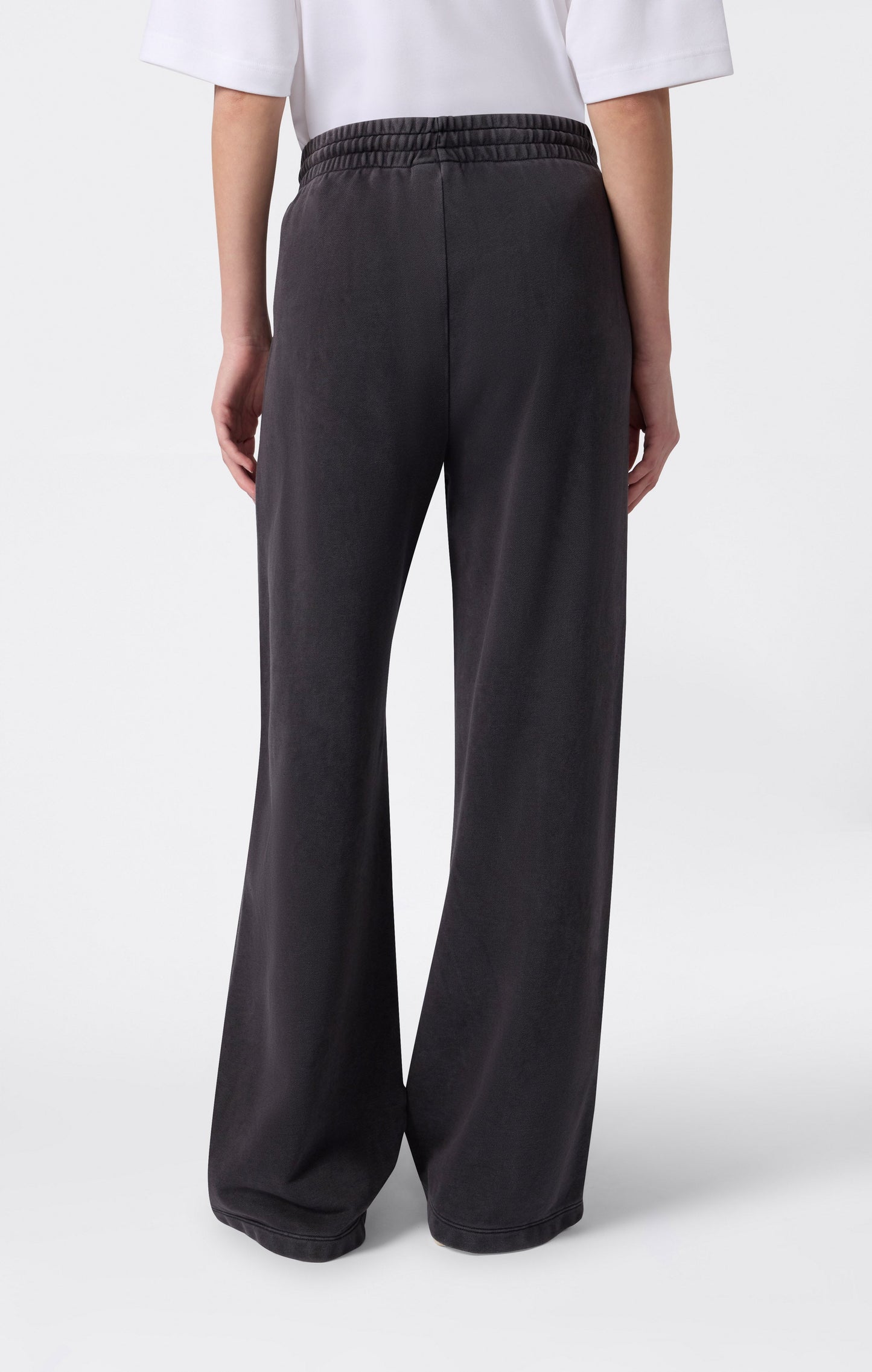 Women's Washed Effect Wide Leg Pants Icons