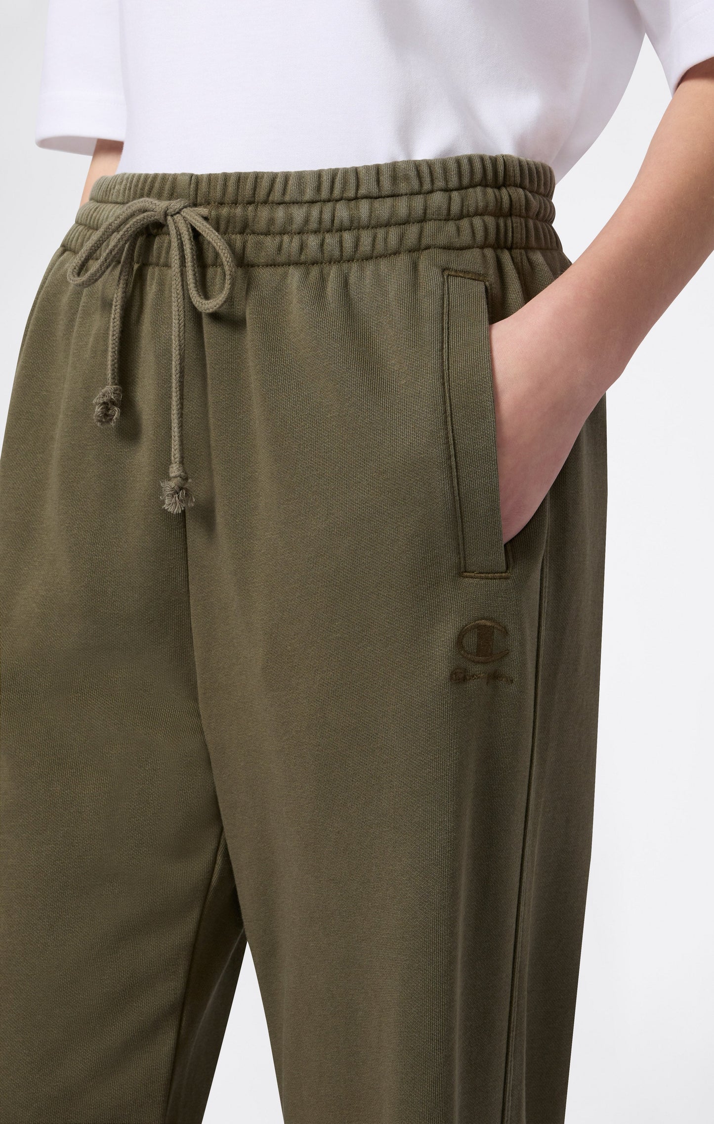 Women's Washed Effect Wide Leg Pants Icons