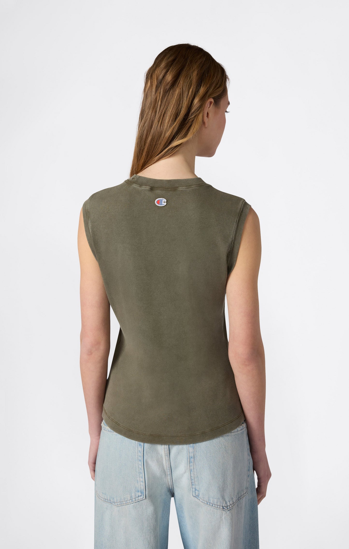 Damen-Tanktop-Icons mit verwaschenem Effekt