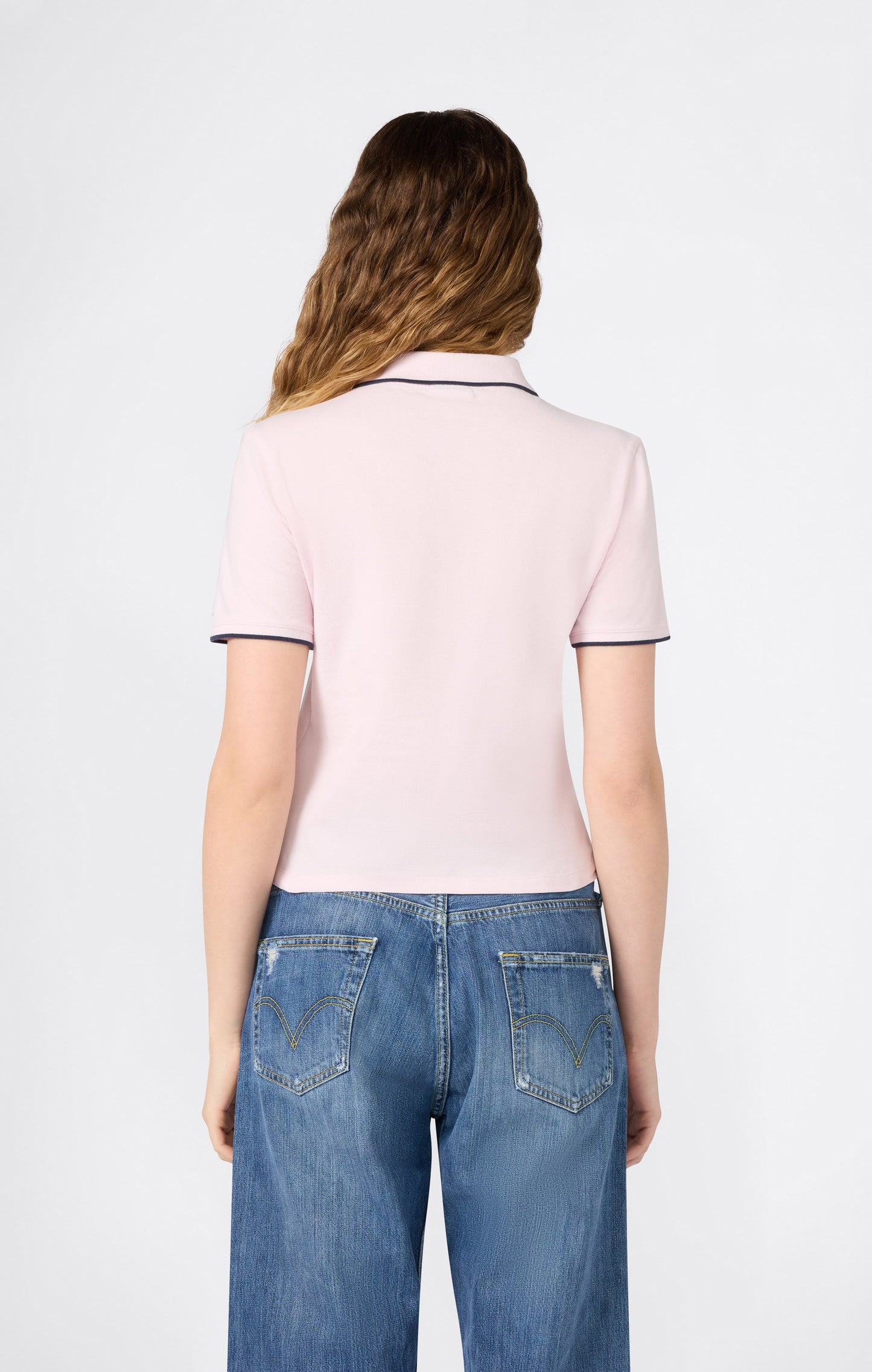 Women's Cropped Polo Shirt