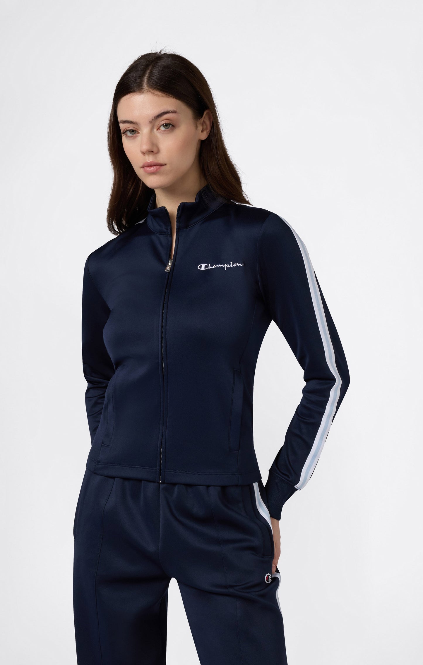 Damen Leichte Full-Zip Trainingsjacke Icons