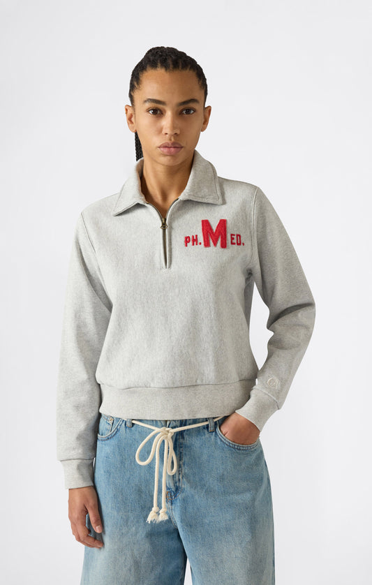 Women's Reverse Weave Half Zip Sweatshirt Time Capsule