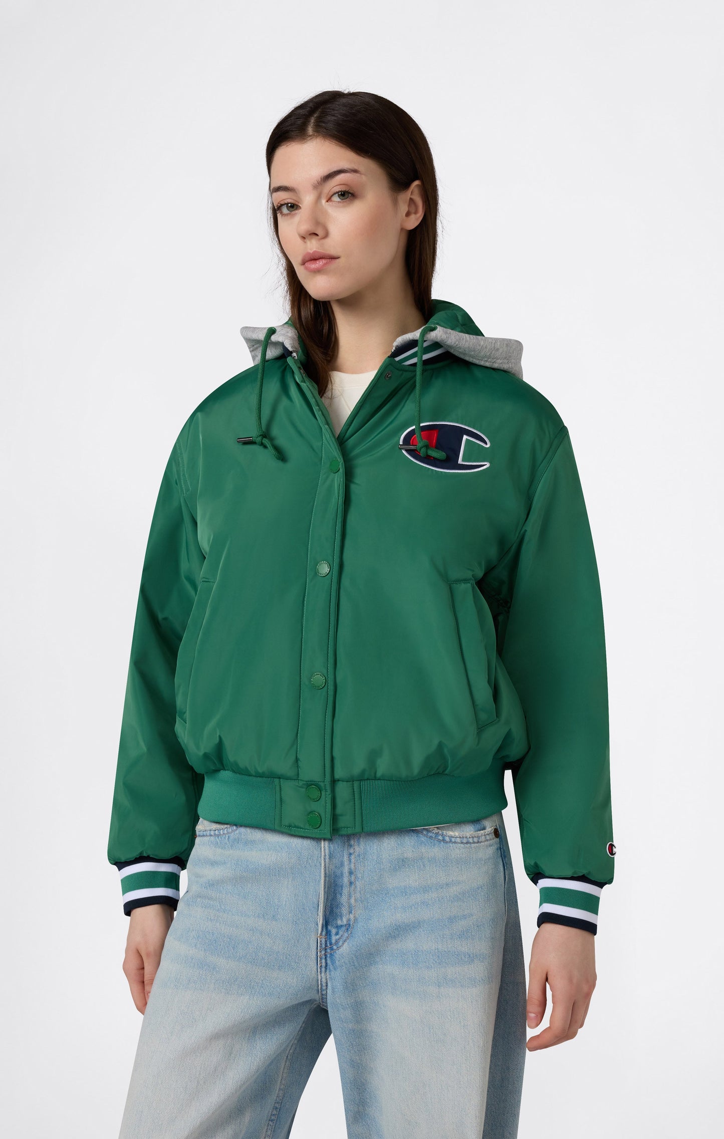 Women's Hooded Bomber Jacket