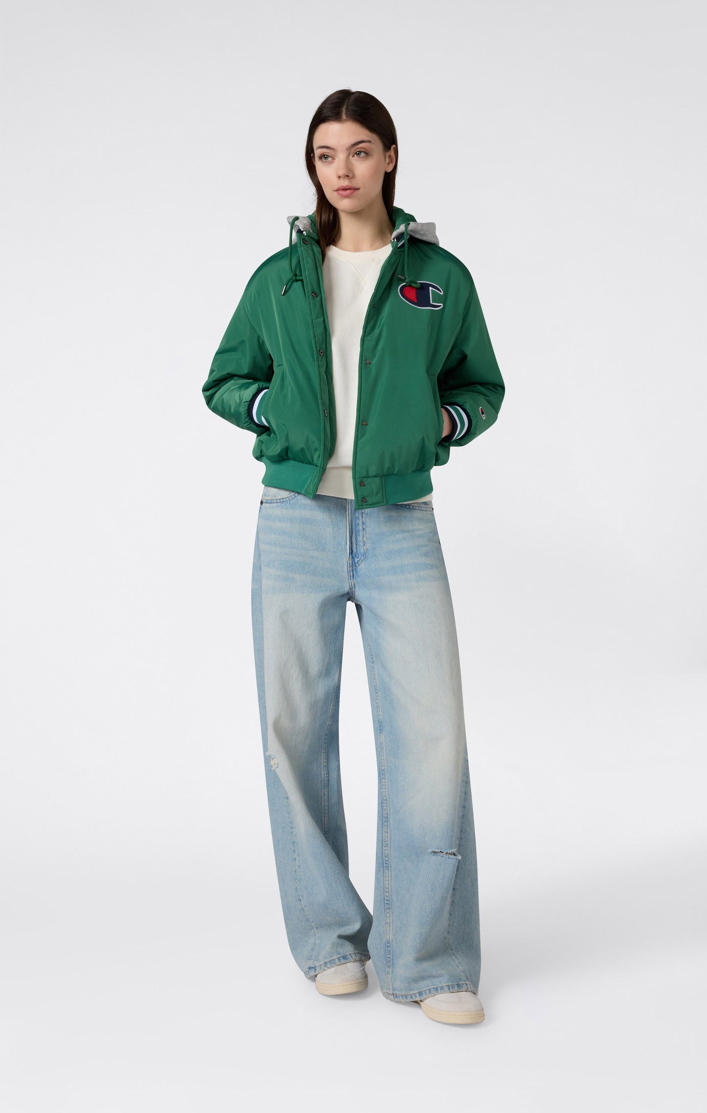Women's Hooded Bomber Jacket