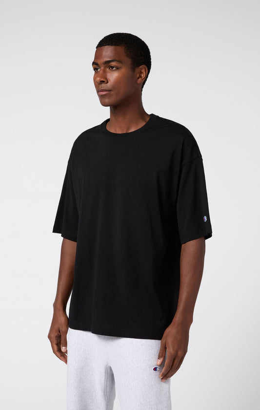 Herren T-Shirt aus schwerem Baumwoll-Jersey in T-Form