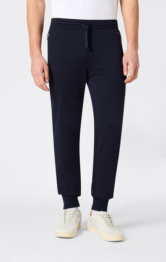 Slim Fit Herren Light Rib Cuff Hose mit Reißverschlusstaschen Icons