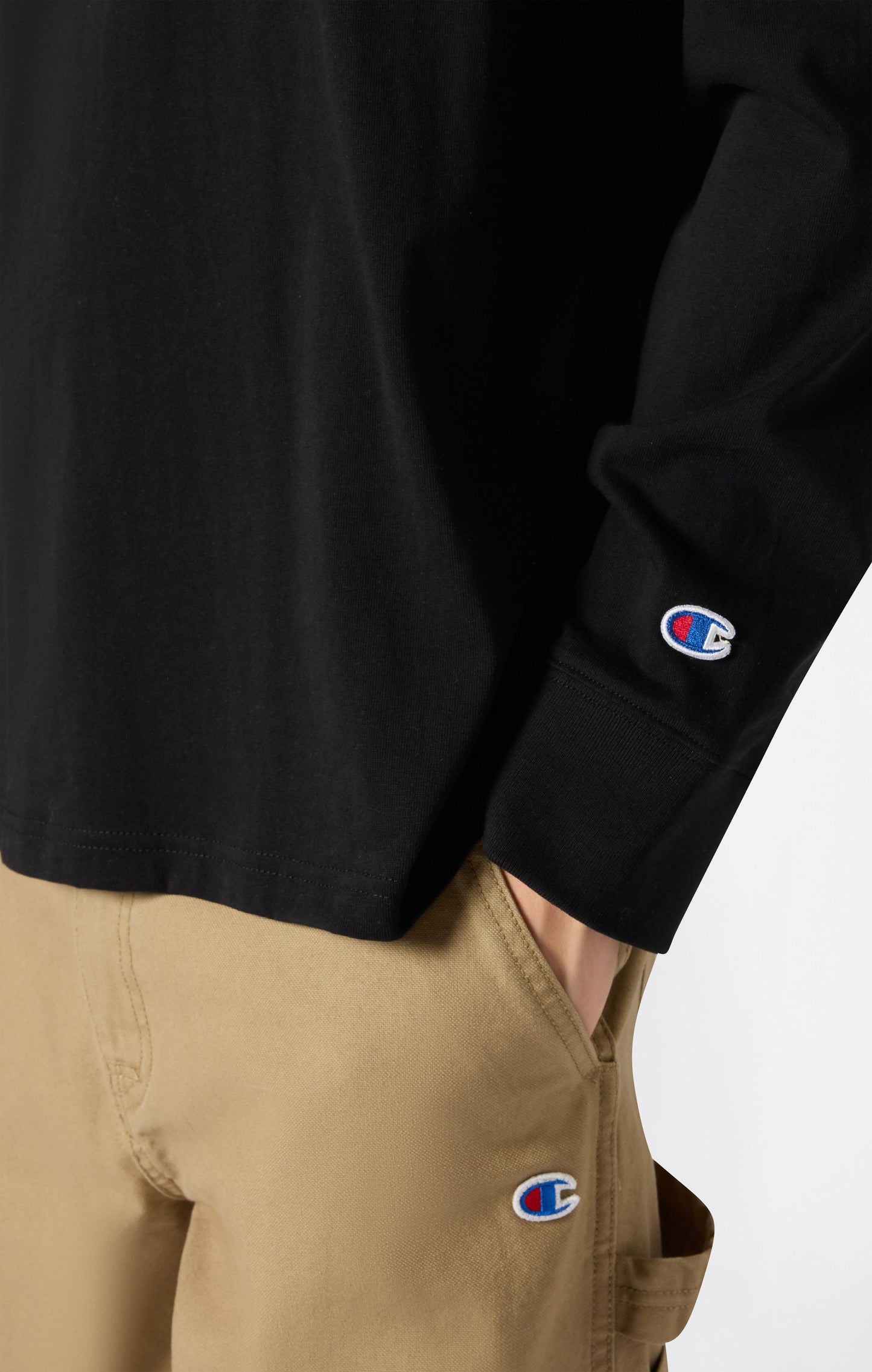 Oversized Men's Long Sleeve T-Shirt in Soft Heavy Cotton