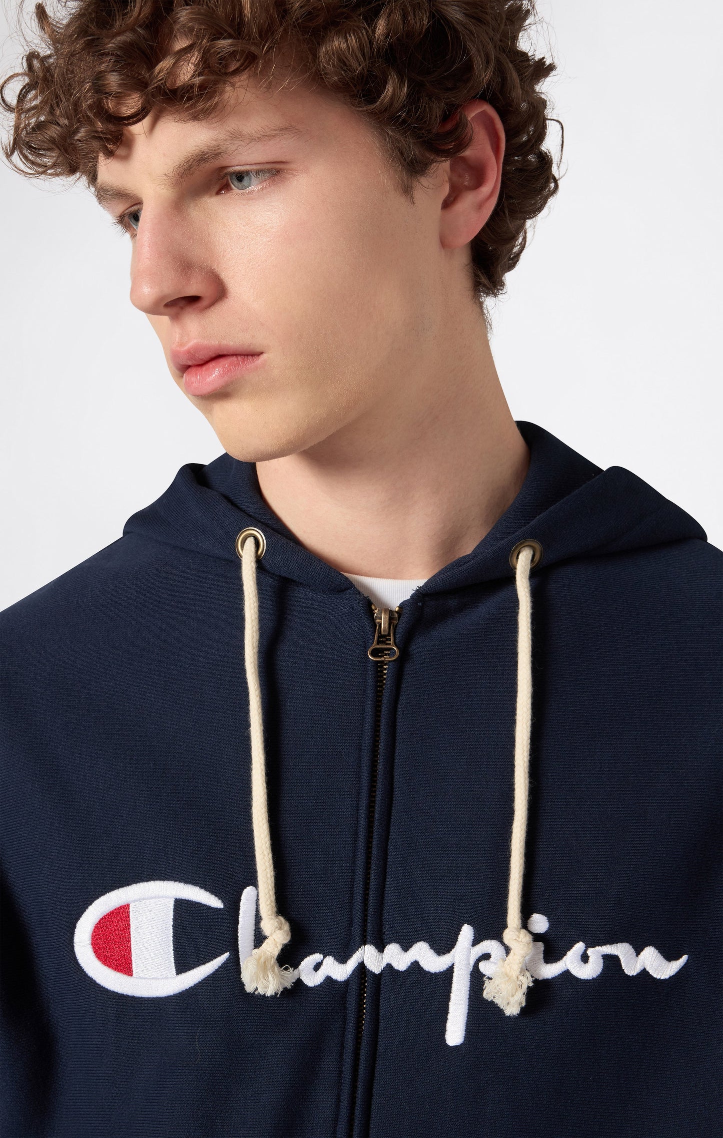 REVERSE WEAVE Herren Kapuzenpullover mit Reißverschluss