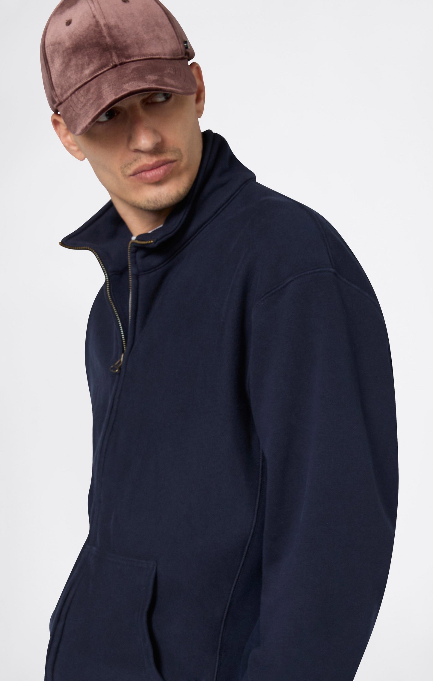 REVERSE WEAVE Herren Sweatshirt mit durchgehendem Reißverschluss
