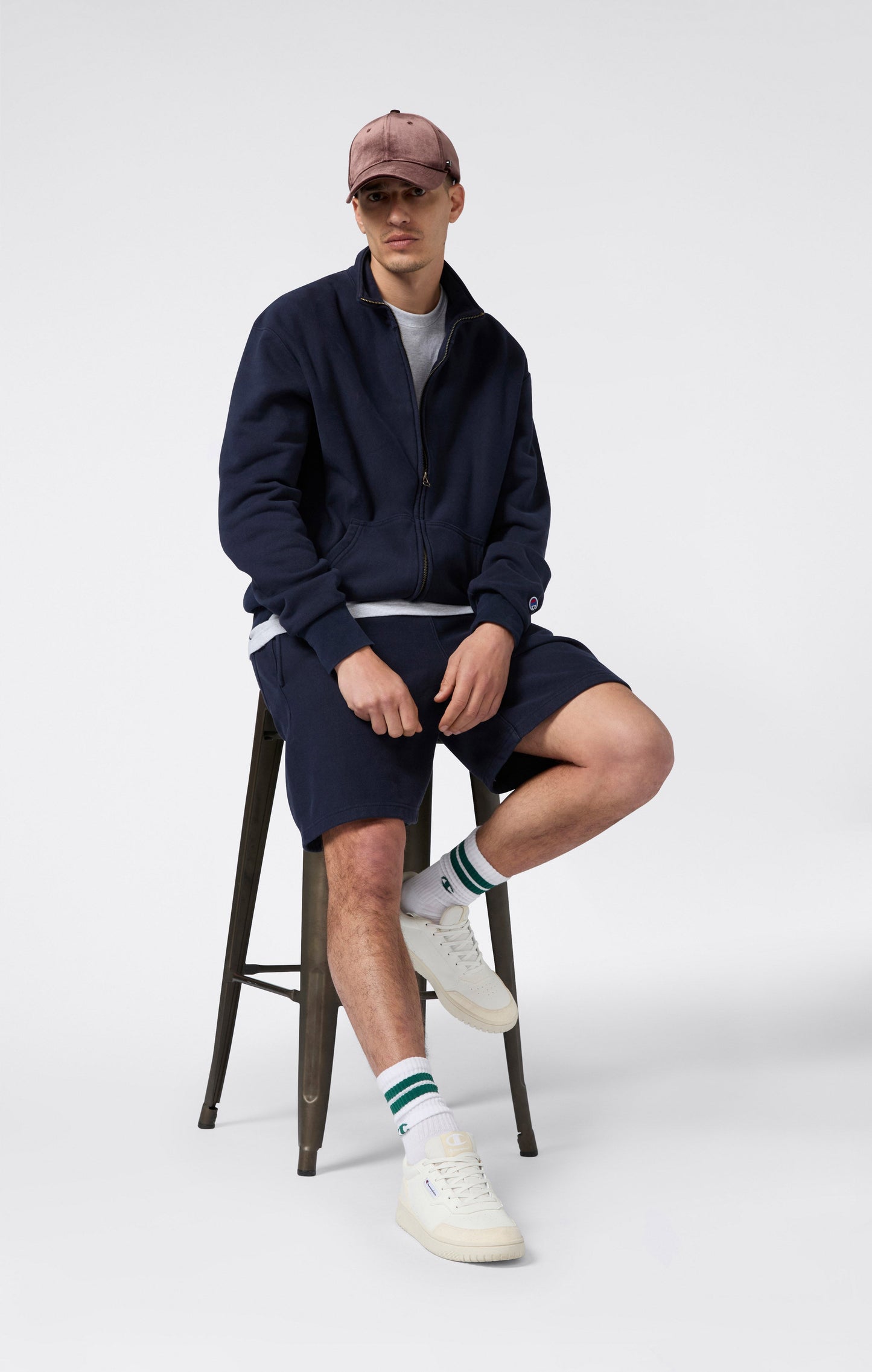 REVERSE WEAVE Herren Sweatshirt mit durchgehendem Reißverschluss