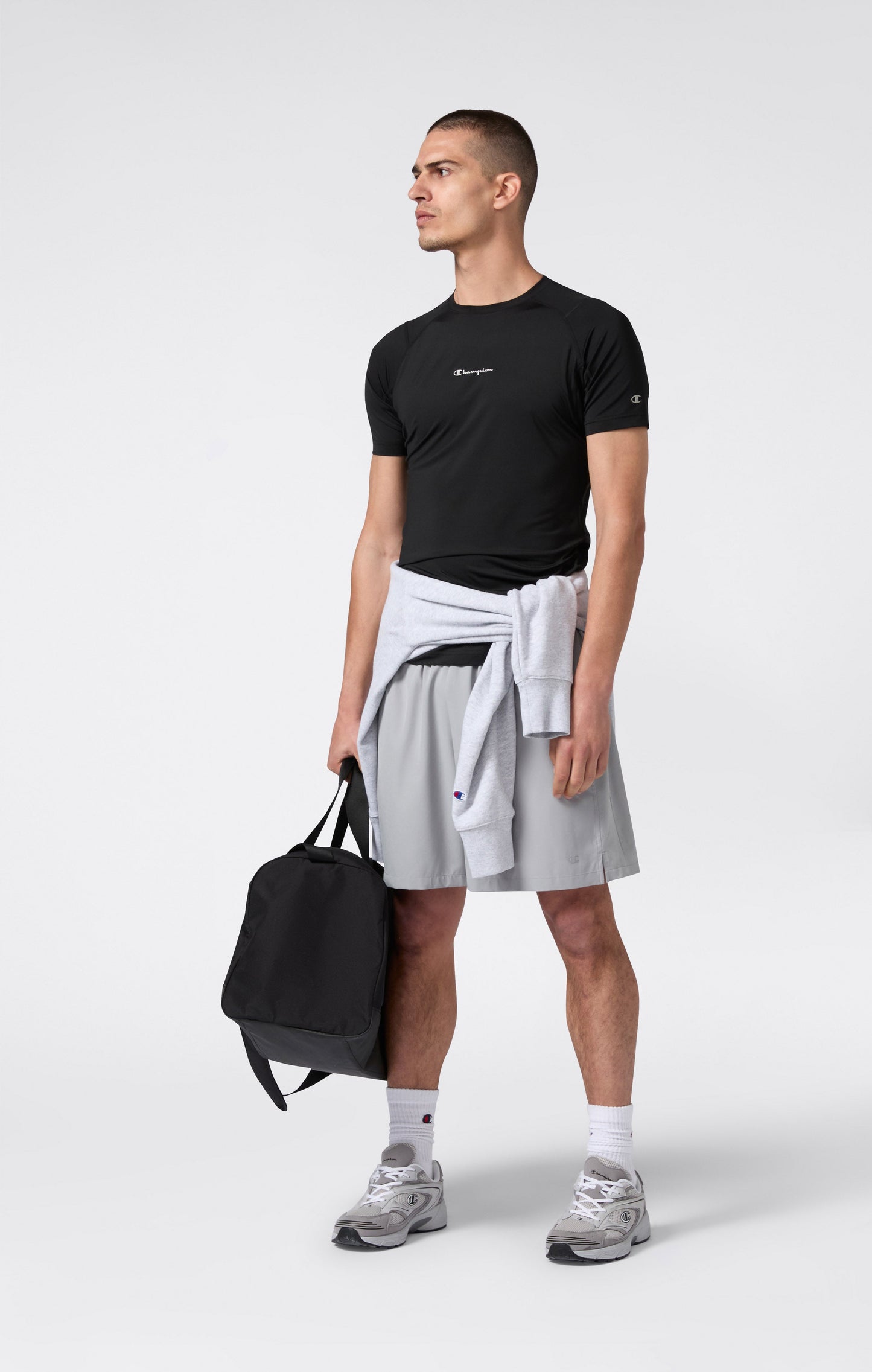 Herren schnelltrocknendes atmungsaktives T-Shirt mit Rückenpanel