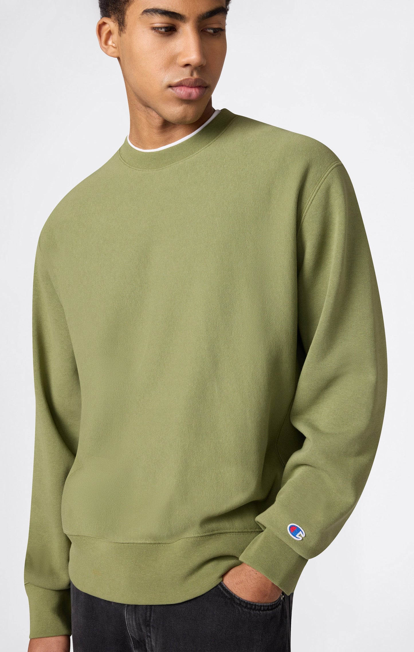 Men's Lightweight Crewneck Sweatshirt Reverse Weave