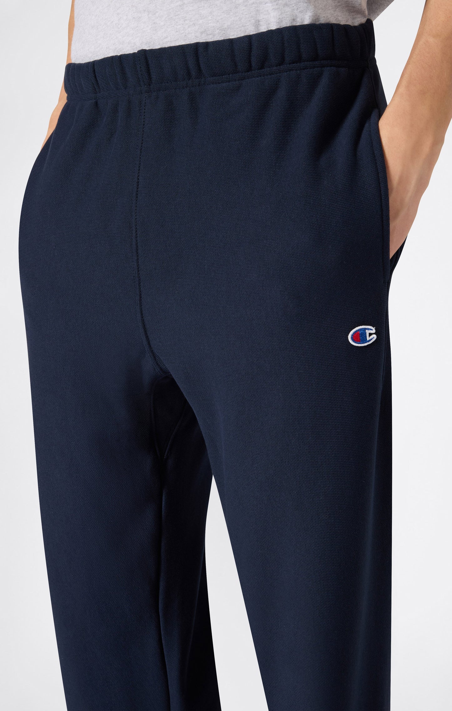 Herren-Jogginghose, leicht, mit elastischen Bündchen und Reverse-Weave-Gewebe