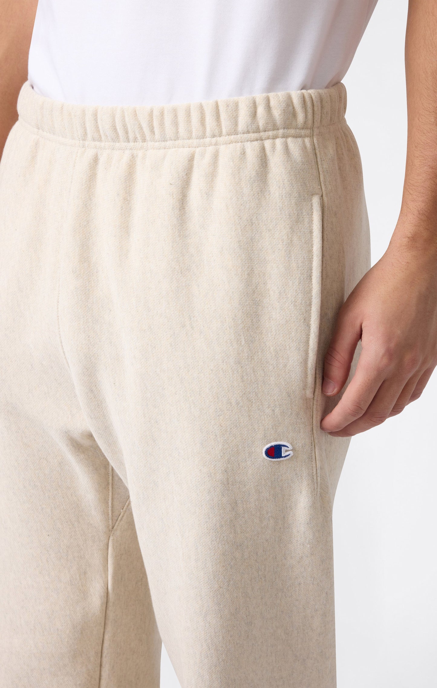 Men's Lightweight Jogger Pants with Elastic Cuff Reverse Weave