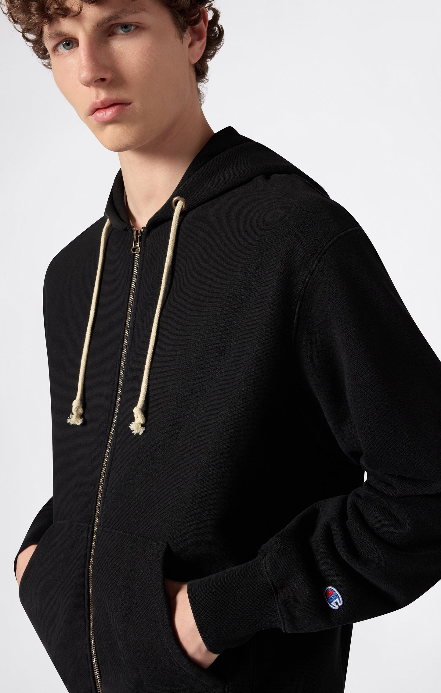 Men's Full Zip Hoodie Sweatshirt Reverse Weave
