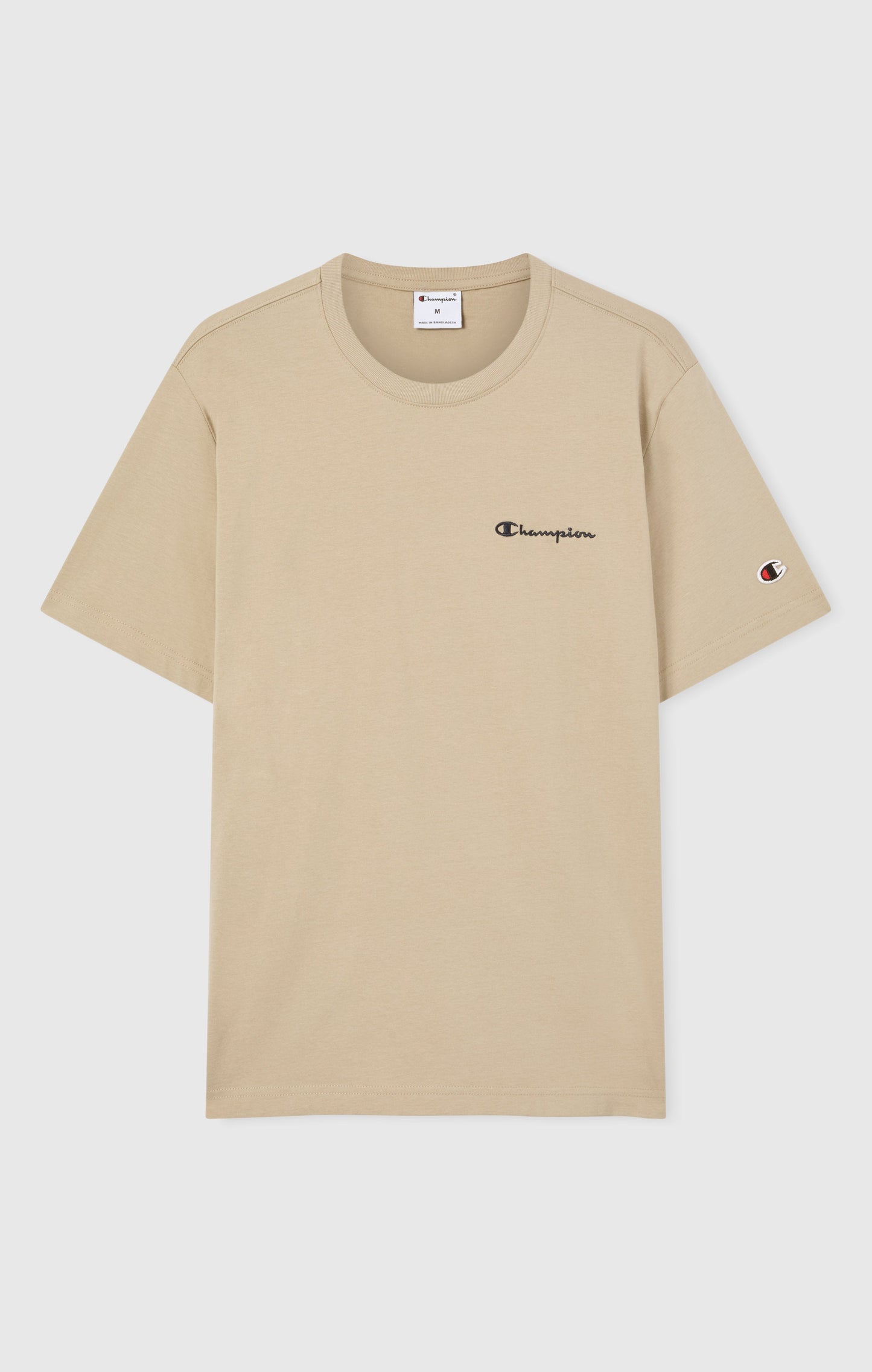 Men's T-Shirt with Small Embroidered Logo Icons