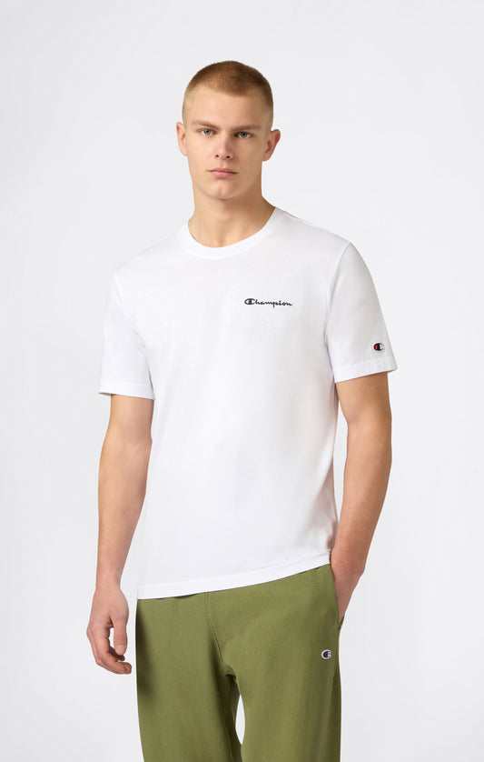 Herren-T-Shirt mit kleinen gestickten Logo-Symbolen