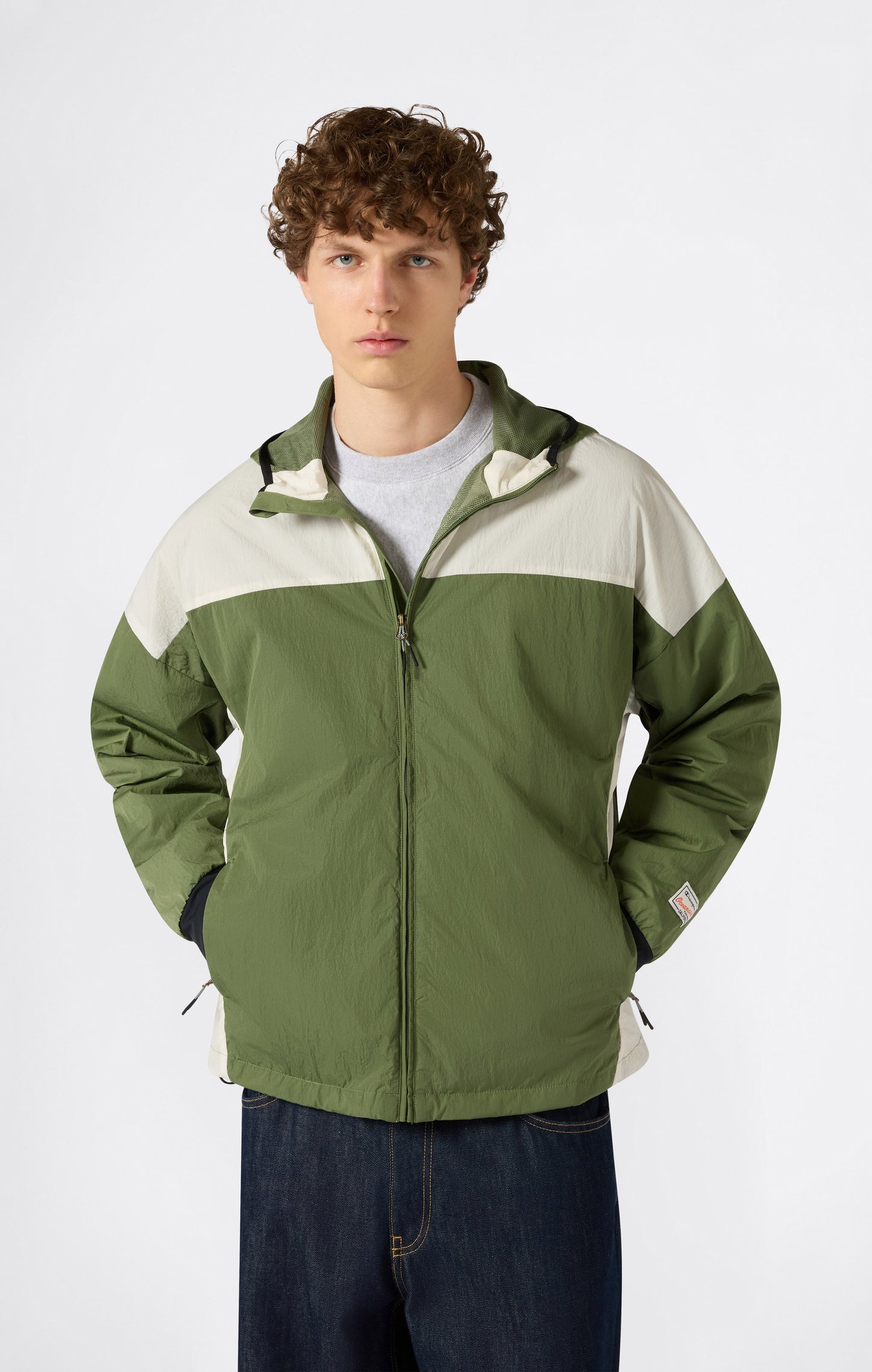 Men's Lightweight Hooded Windbreaker Jacket