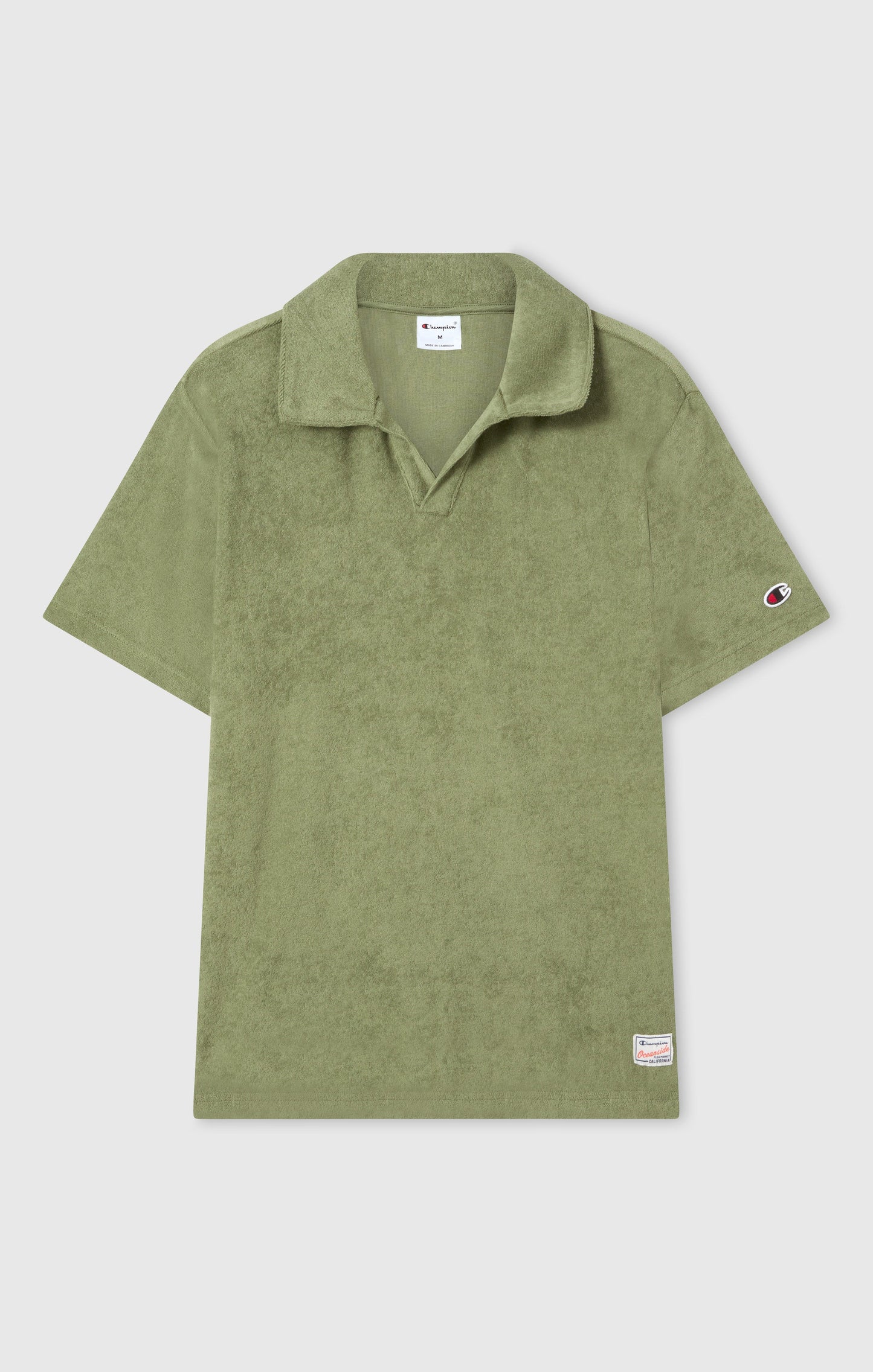 Men's Towel Terry Polo Shirt