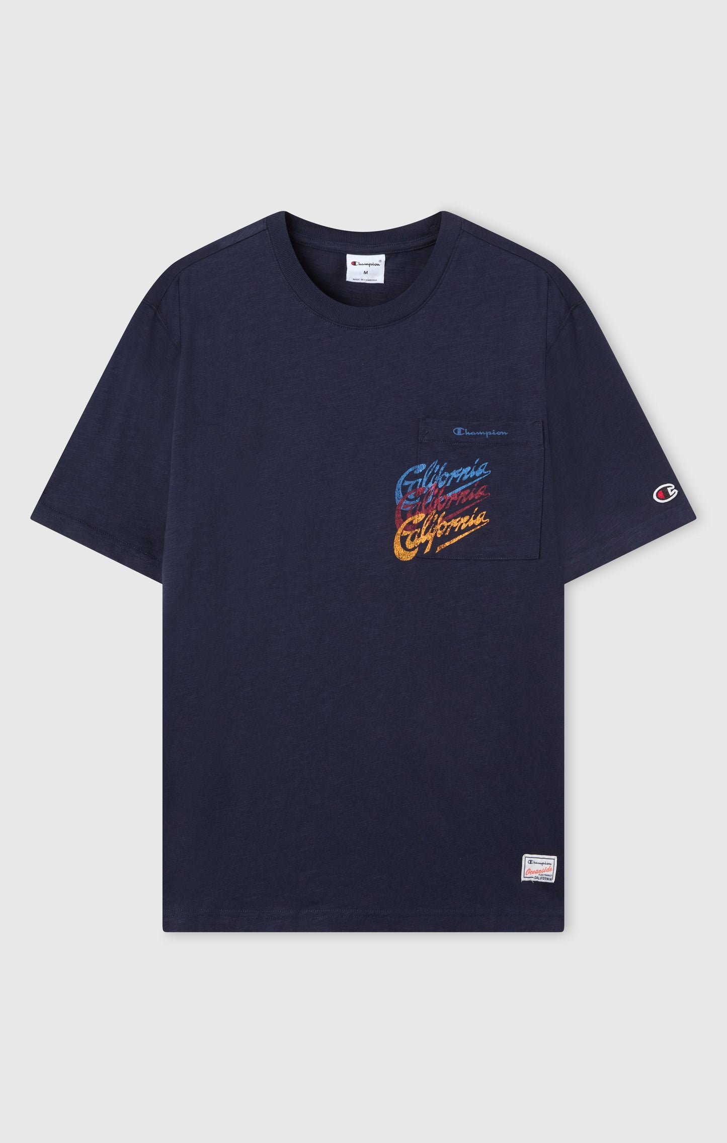 Herren-Grafik-T-Shirt mit Tasche