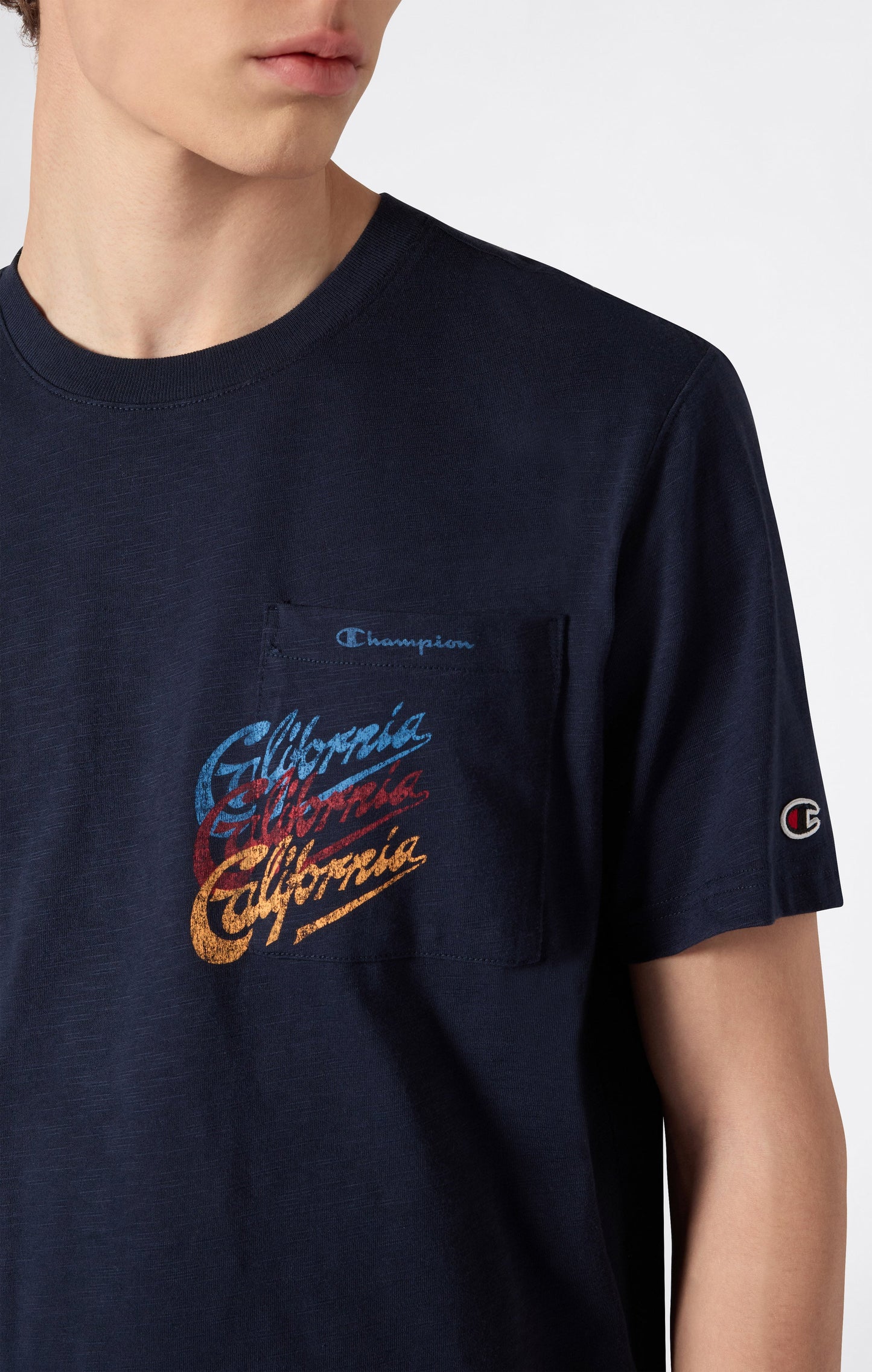 Herren-Grafik-T-Shirt mit Tasche