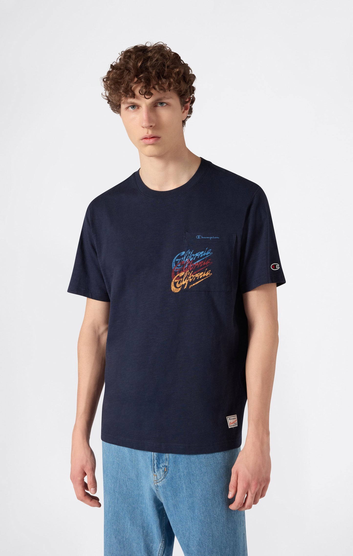 Herren-Grafik-T-Shirt mit Tasche
