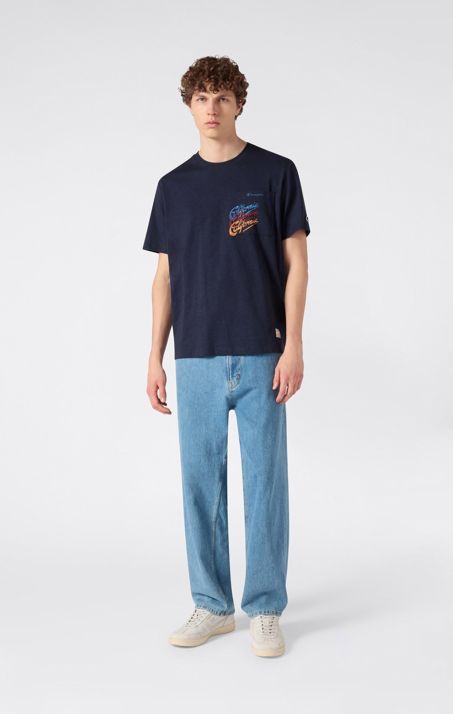 Herren-Grafik-T-Shirt mit Tasche