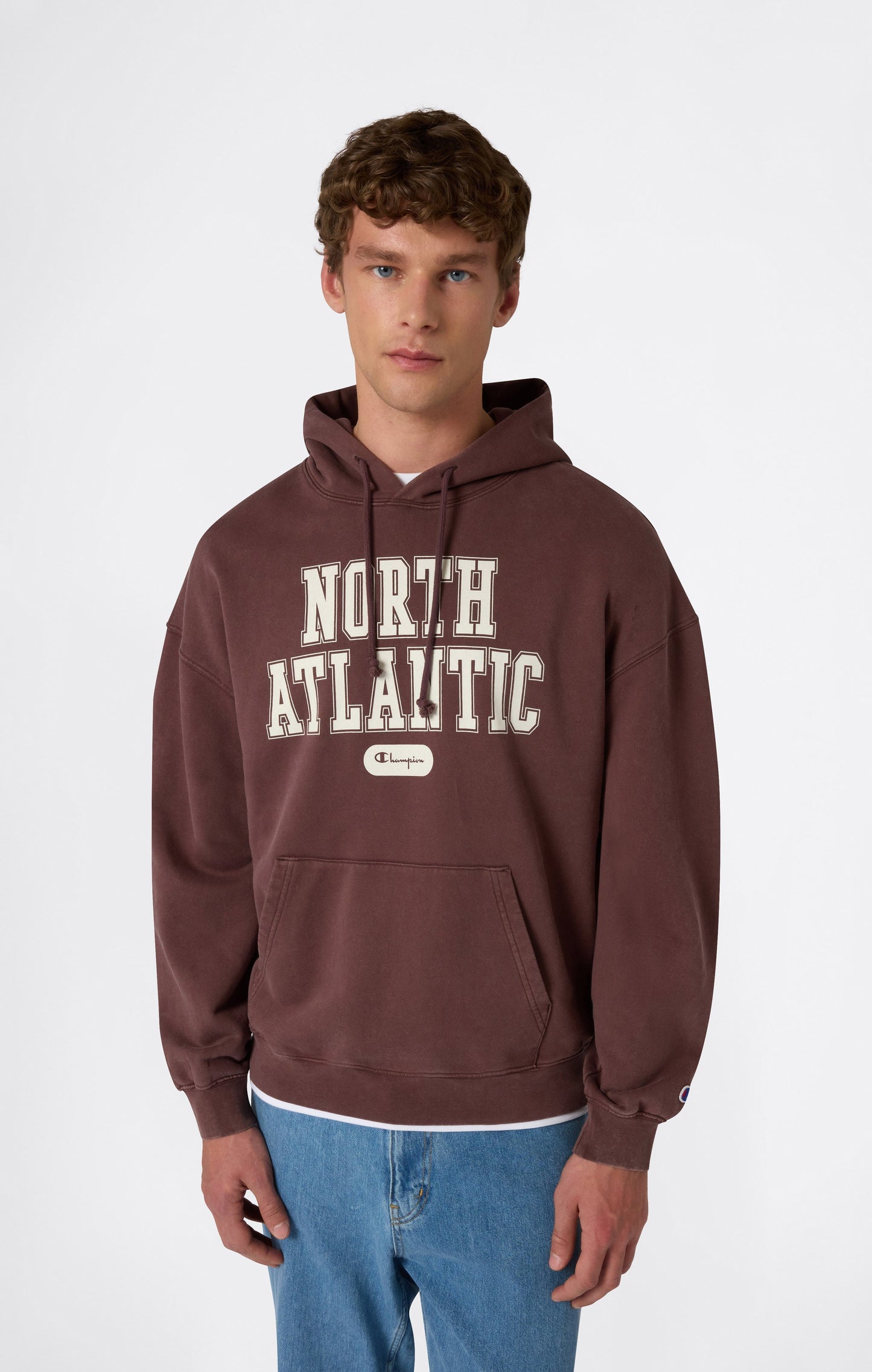 Herren Kapuzenpullover im East-West-Stil