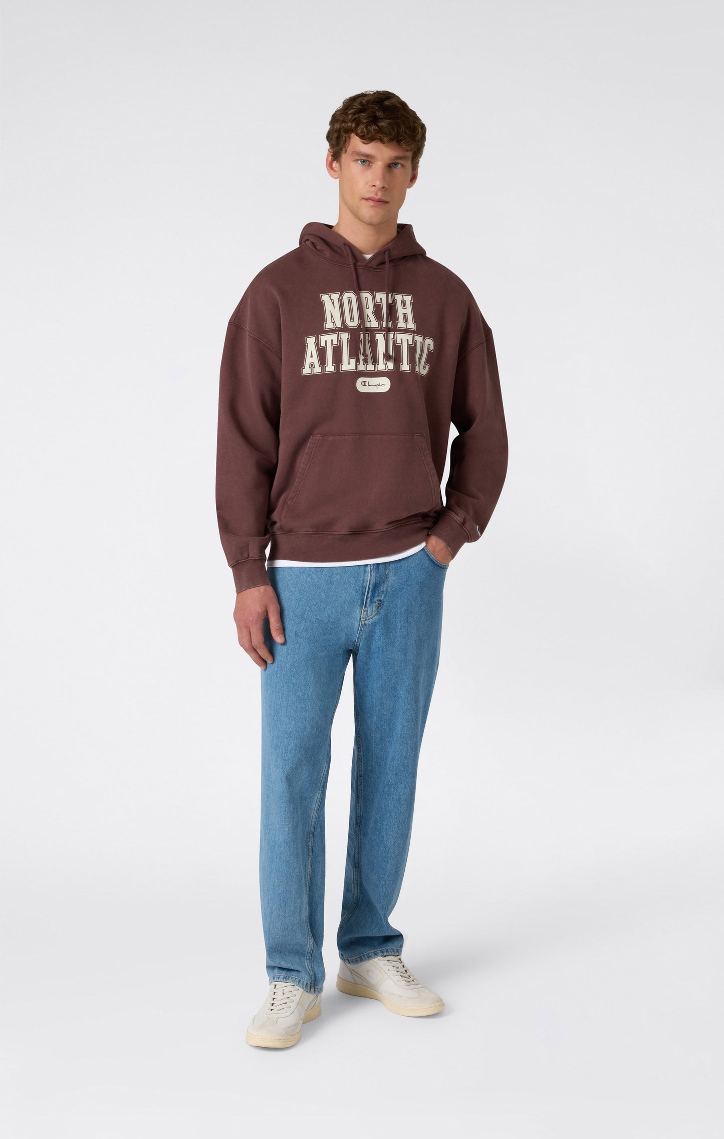 Herren Kapuzenpullover im East-West-Stil