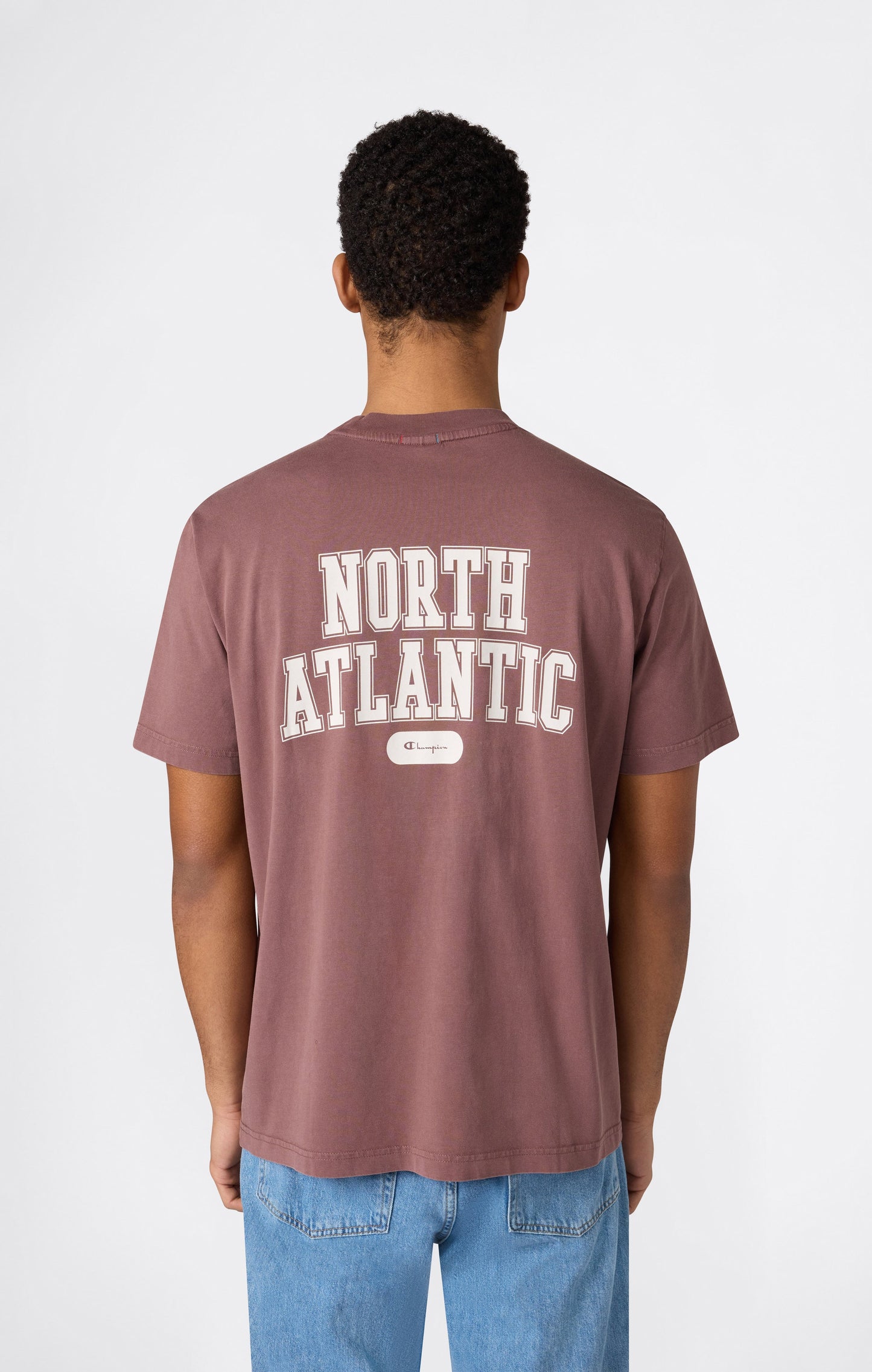 Herren East West T-Shirt mit Vorder- und Rückenaufdruck