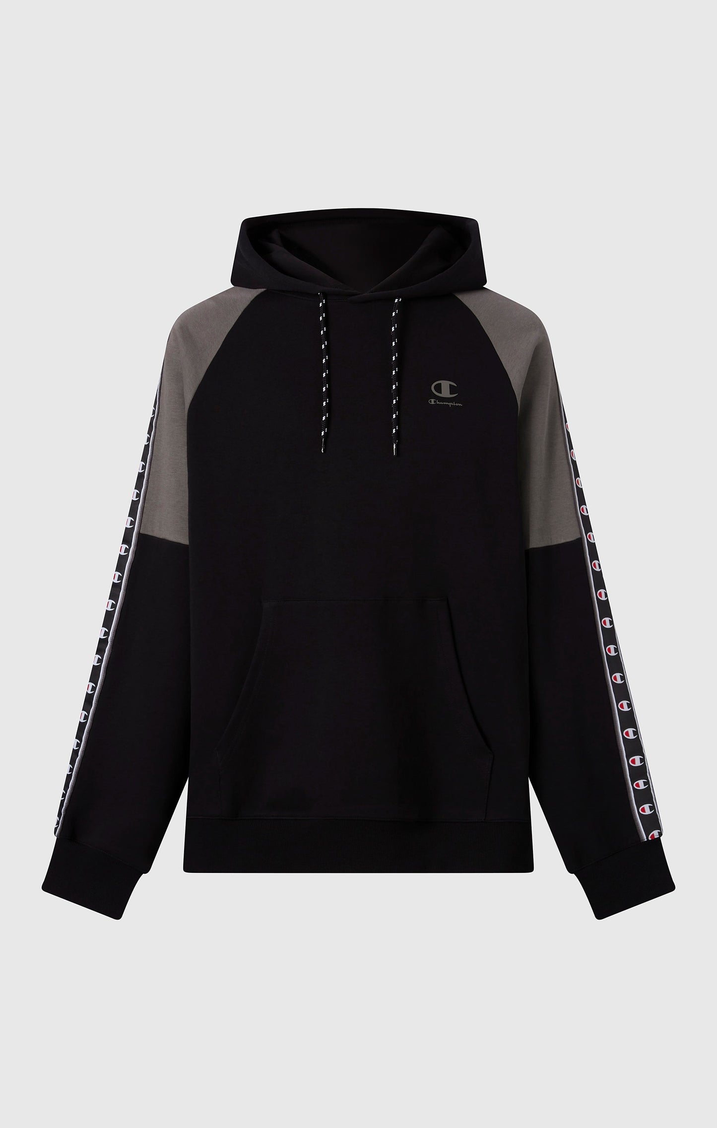 Men's Interlock Tape Logo Hooded Sweatshirt
