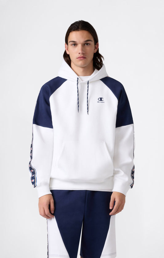 Men's Interlock Tape Logo Hooded Sweatshirt