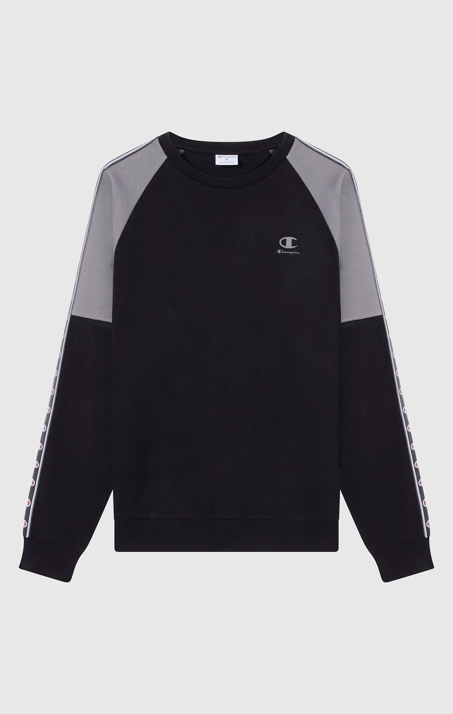 Men's Interlock Tape Logo Crewneck Sweatshirt