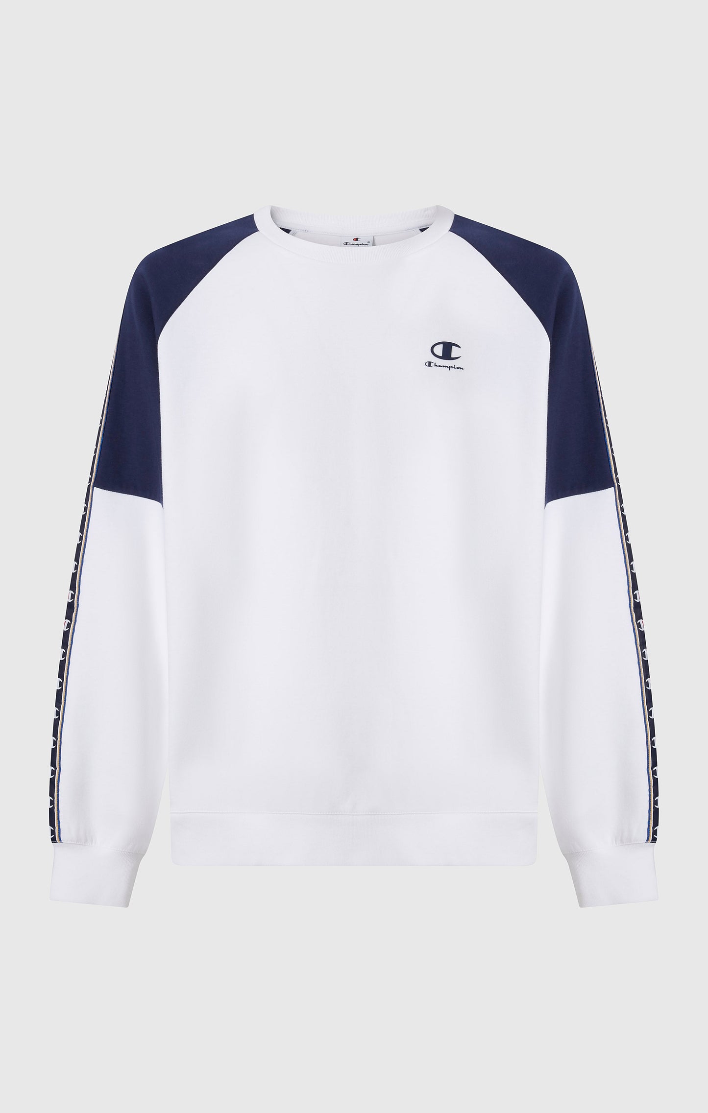 Men's Interlock Tape Logo Crewneck Sweatshirt