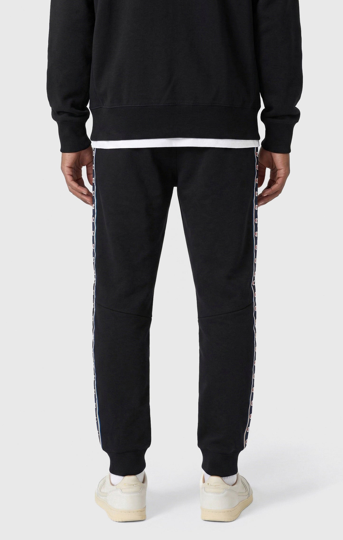 Men's Interlock Tape Logo Rib Cuff Pants