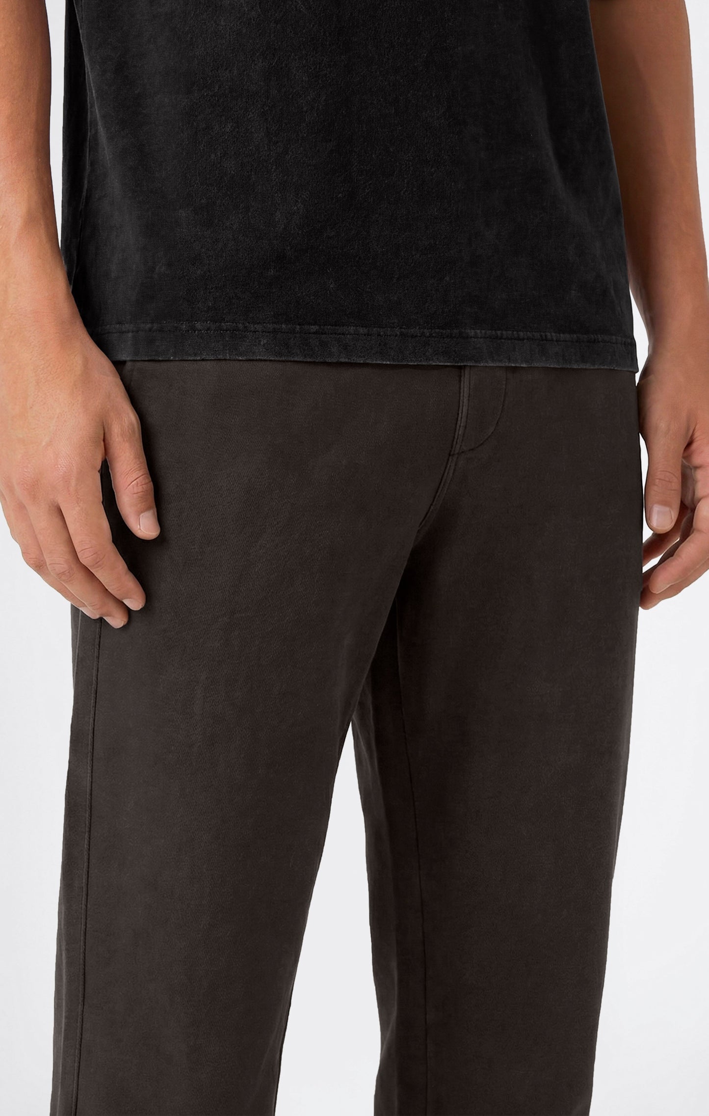 Men's Straight Leg Washed Pants Icons