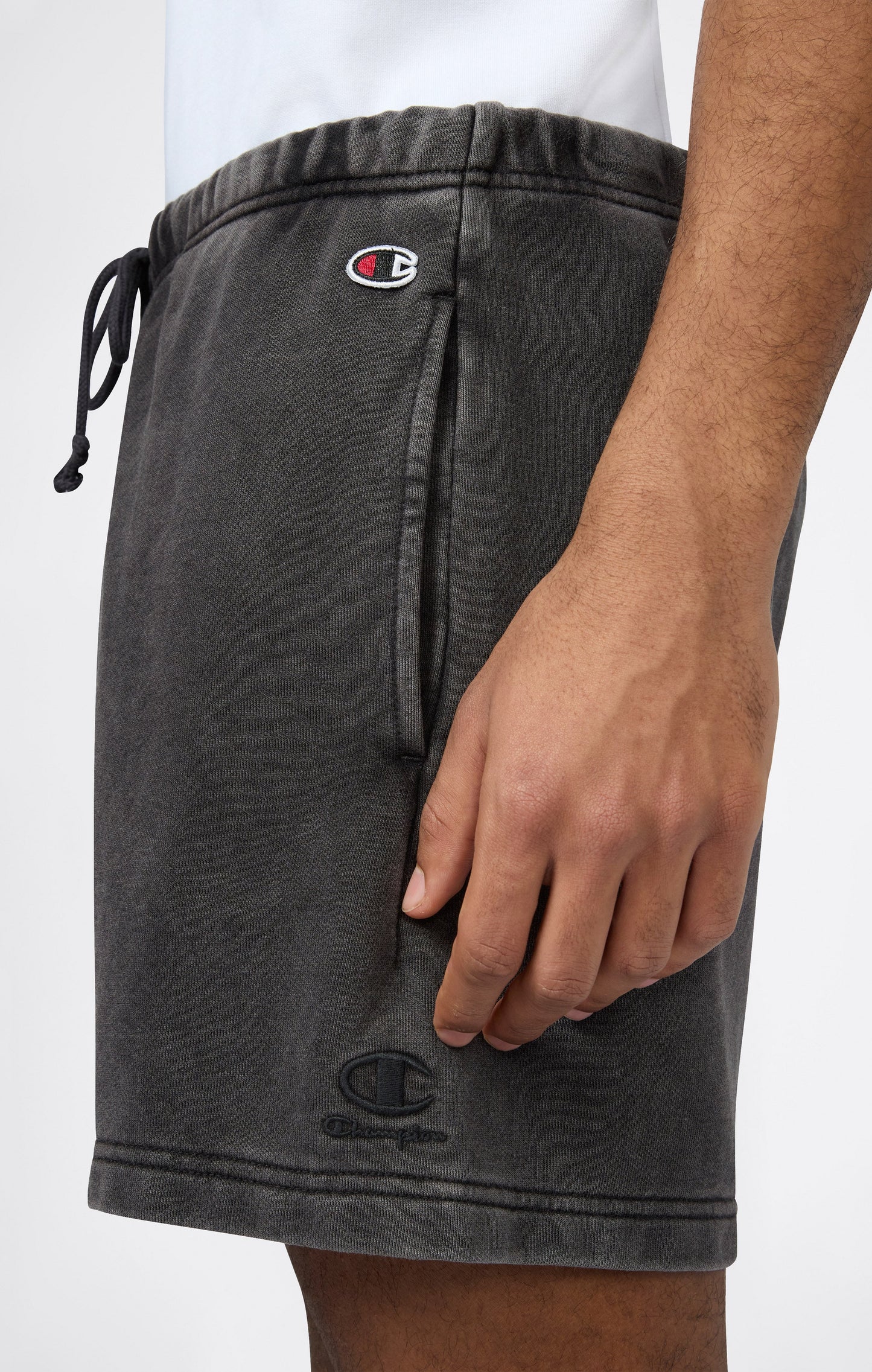 Men's 5 Washed Effect Shorts Icons