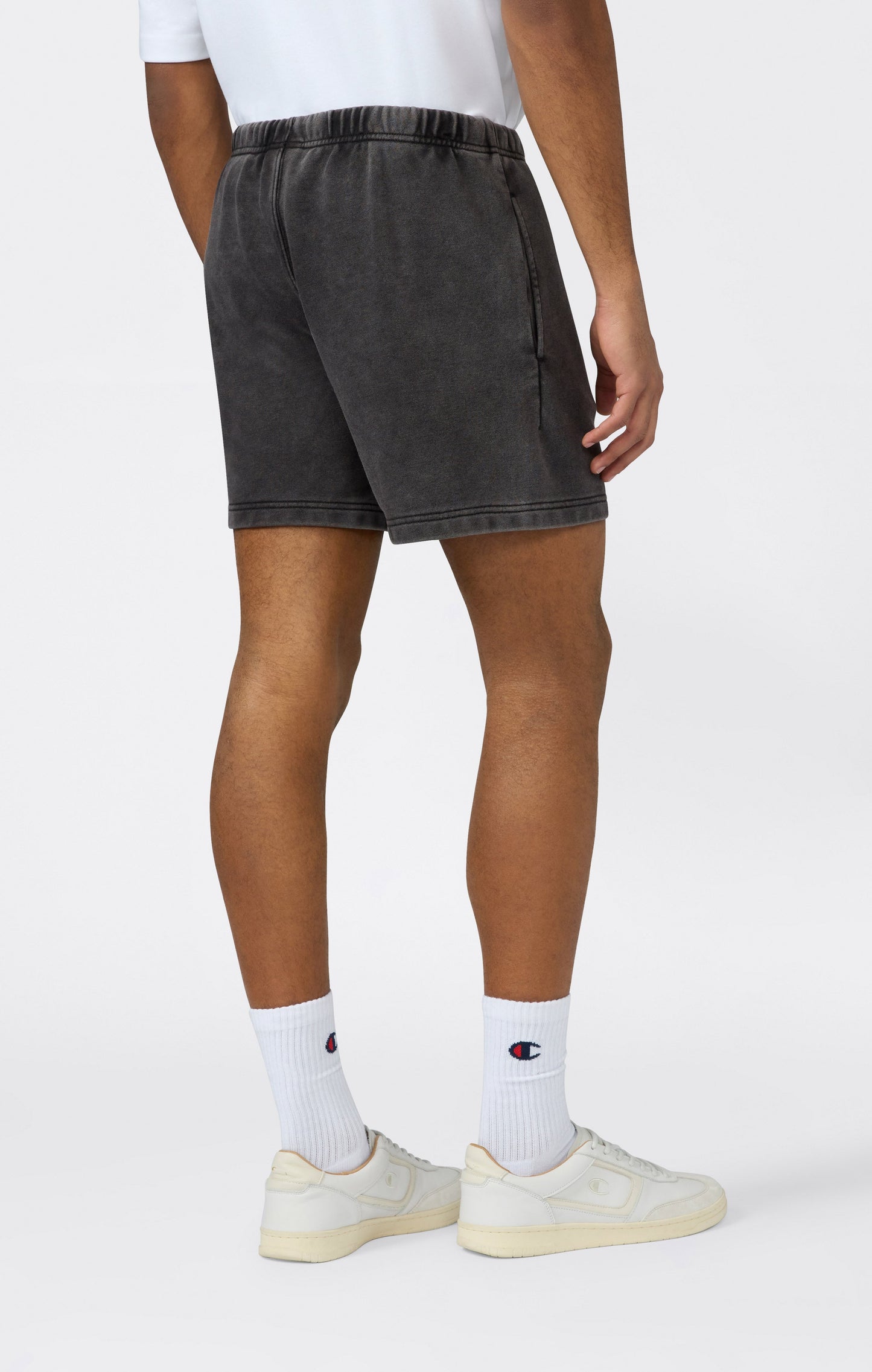 Men's 5 Washed Effect Shorts Icons