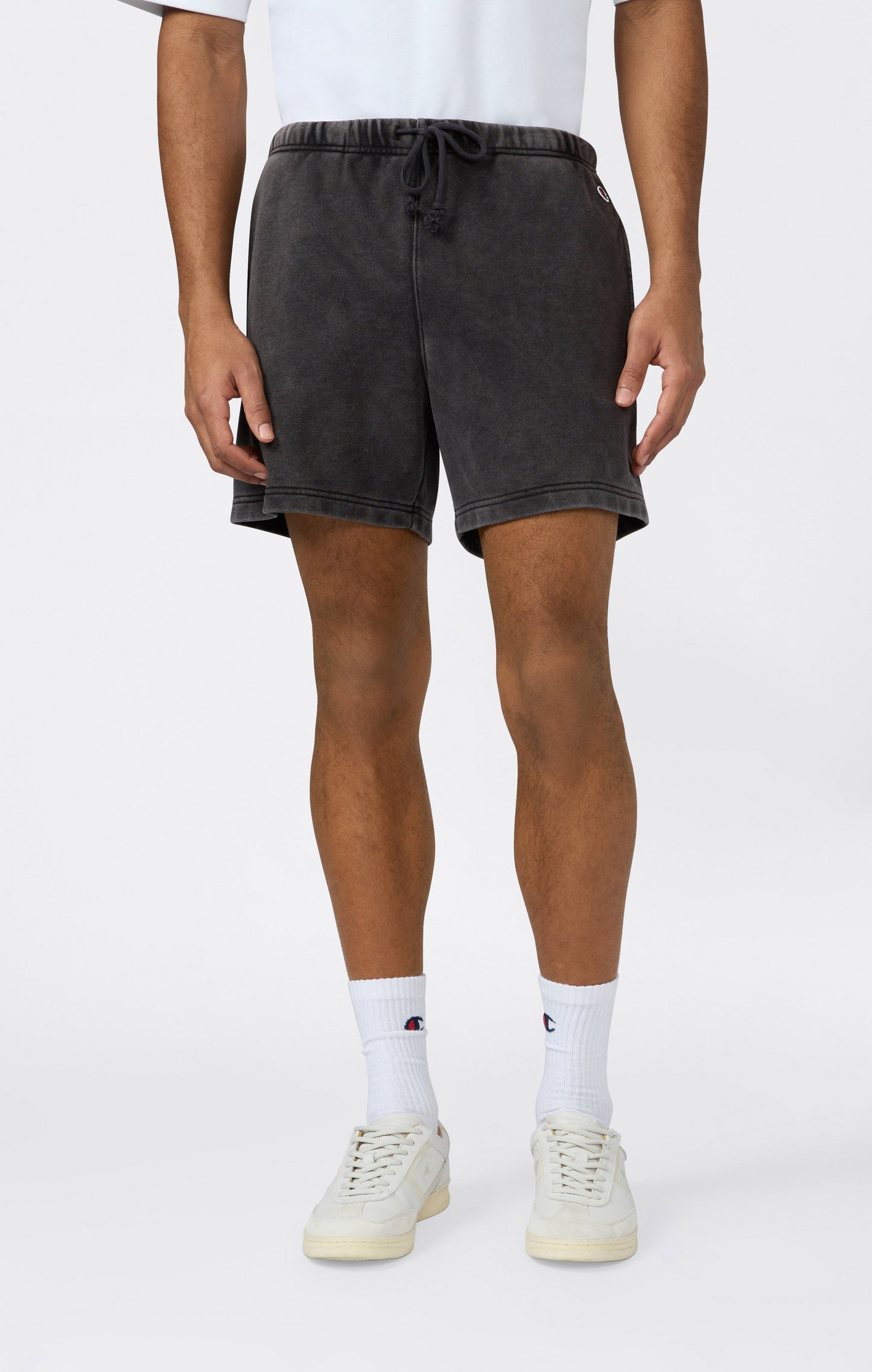 Men's 5 Washed Effect Shorts Icons