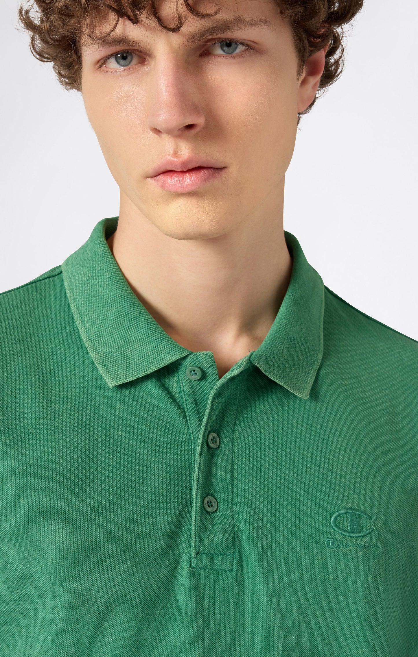 Men's Washed Effect Polo Icons