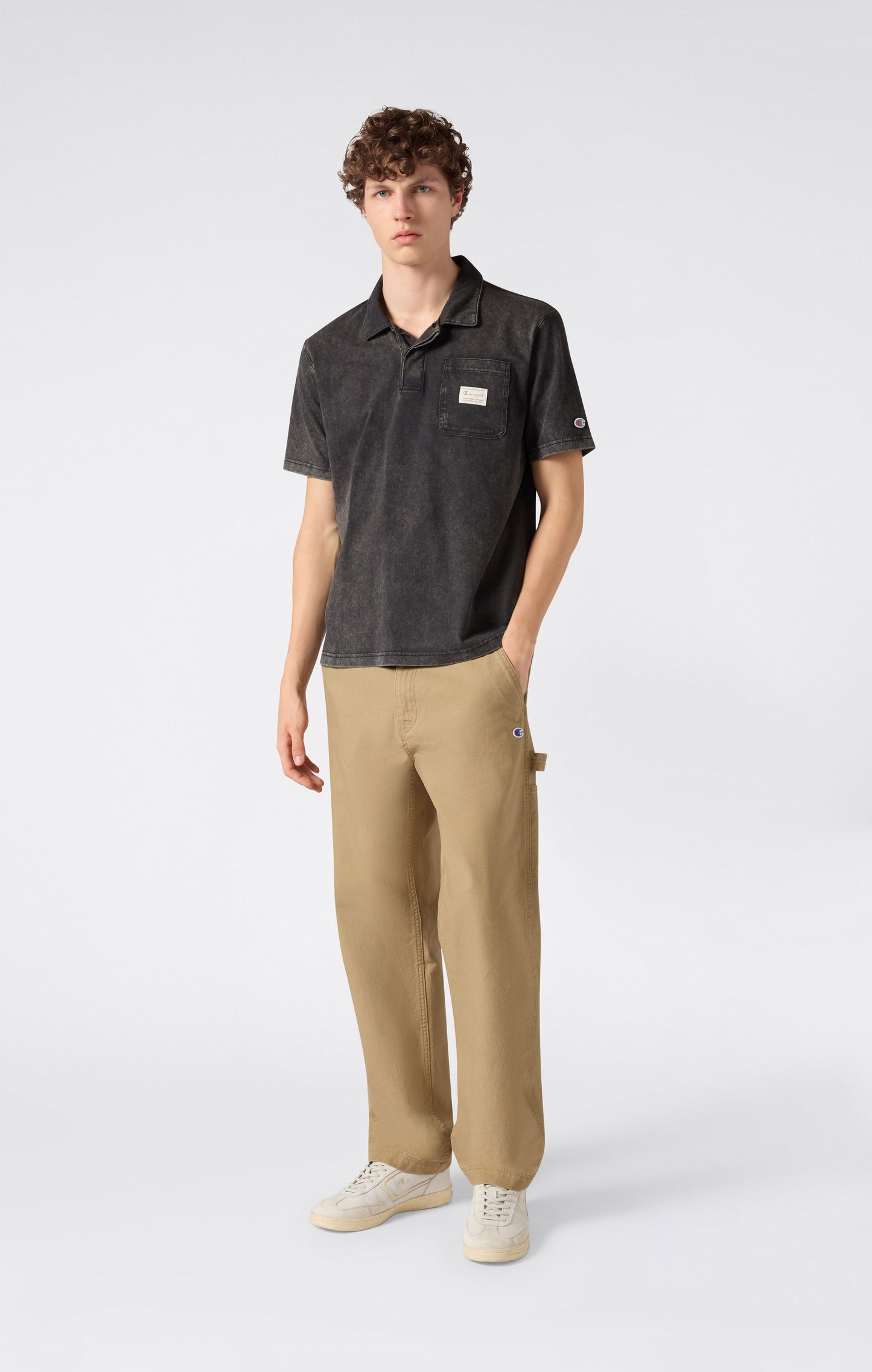 Men's Polo with Chest Pocket