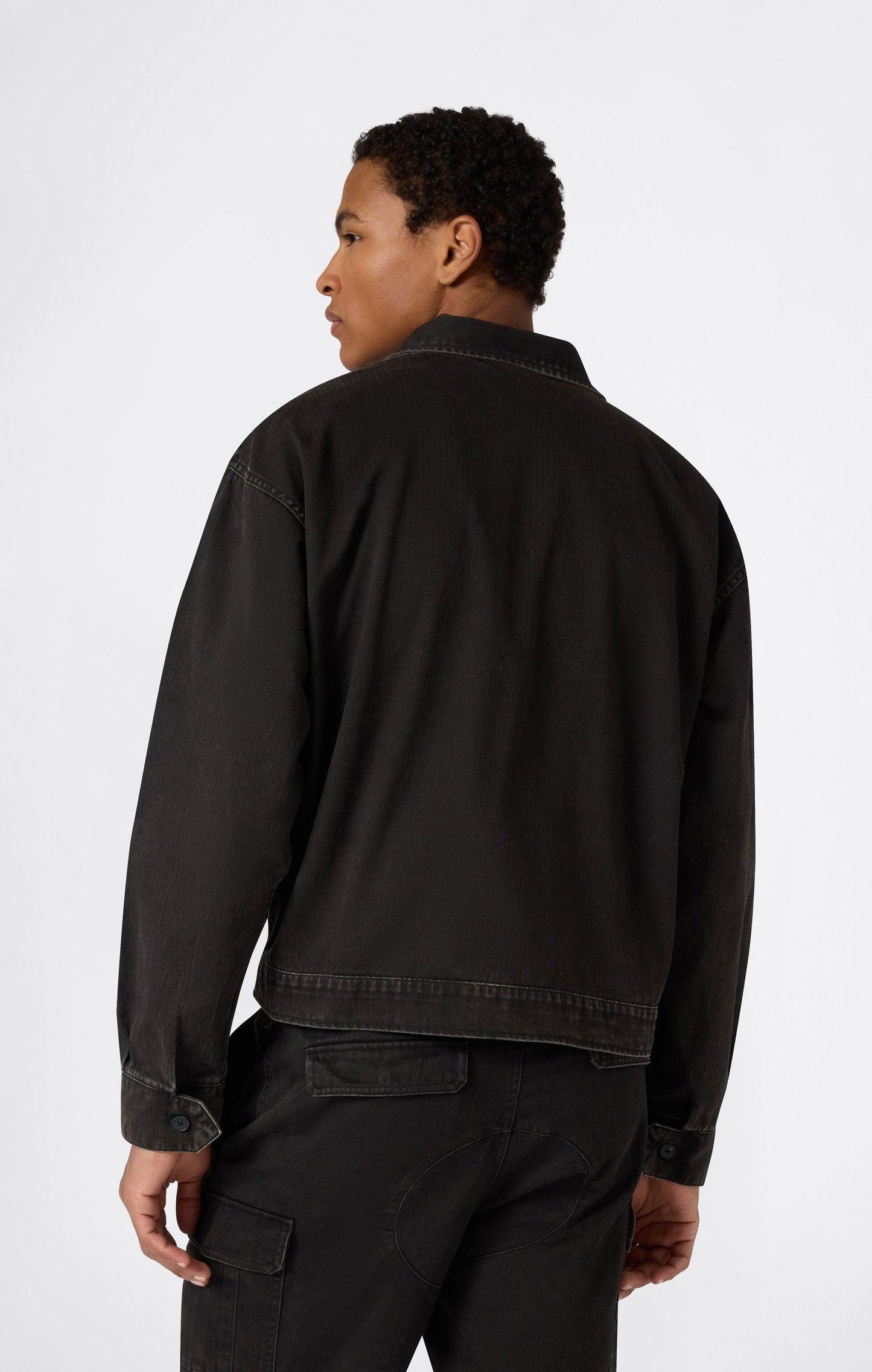 Herrenjacke aus Baumwollgewebe