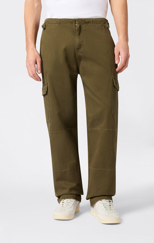 Herren Cargo-Hose mit geradem Saum